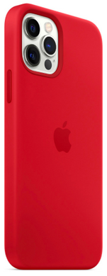 Силиконовый чехол Apple Silicone Case with MagSafe (PRODUCT) Red для iPhone 12 | 12 Pro (MHL63)