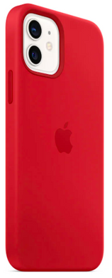 Силиконовый чехол Apple Silicone Case with MagSafe (PRODUCT) Red для iPhone 12 | 12 Pro (MHL63)