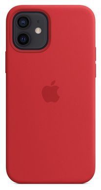 Силиконовый чехол Apple Silicone Case with MagSafe (PRODUCT) Red для iPhone 12 | 12 Pro (MHL63)