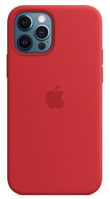 Силиконовый чехол Apple Silicone Case with MagSafe (PRODUCT) Red для iPhone 12 | 12 Pro (MHL63)