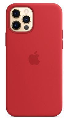 Силиконовый чехол Apple Silicone Case with MagSafe (PRODUCT) Red для iPhone 12 | 12 Pro (MHL63)
