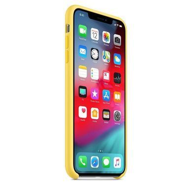 Панель для Apple iPhone XS Max Silicone Case Canary Yellow