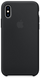 Силиконовый чехол-накладка для Apple iPhone X / XS Silicone Case - Black (MRW72ZM/A)