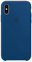Силиконовый чехол-накладка для Apple iPhone X / XS Silicone Case - Blue Horizon (MTF92)