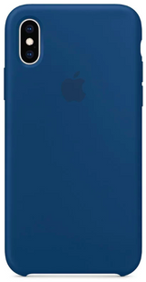 Силиконовый чехол-накладка для Apple iPhone X / XS Silicone Case - Blue Horizon (MTF92)