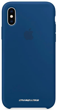 Силиконовый чехол Apple для iPhone X / XS Silicone Case - Blue Horizon (MTF92)