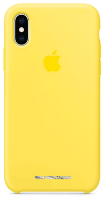 Силиконовый чехол Apple для iPhone X / XS Silicone Case - Canary Yellow (MW992)