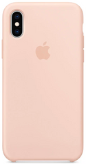 Силиконовый чехол-накладка для Apple iPhone X / XS Silicone Case - Pink Sand (MTF82ZM/A)