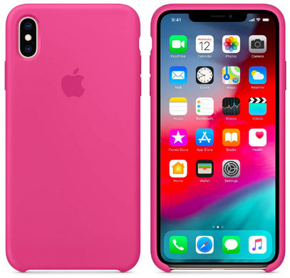 Силиконовый чехол Apple для iPhone X / XS Silicone Case - Dragon Fruit (MW9A2)
