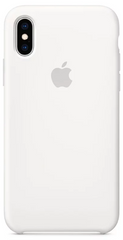Силиконовый чехол-накладка для Apple iPhone X / XS Silicone Case - White (MRW82ZM/A)