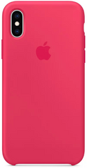 Силиконовый чехол Apple для iPhone X / XS Silicone Case - Hibiscus (MUJT2)