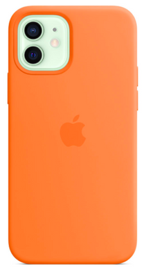 Силиконовый чехол Apple iPhone 12 Mini Silicone Case with MagSafe Kumquat (MHKN3)