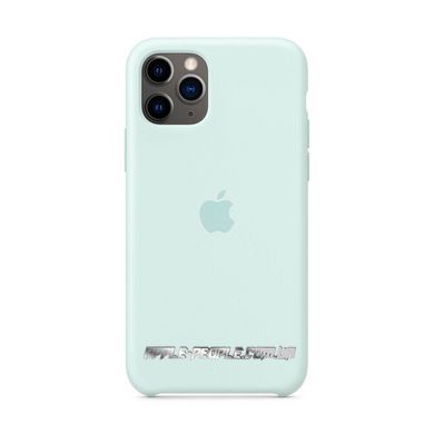 Силиконовый матовый чехол Apple Silicone Case Seafoam для iPhone 11 Pro (OEM)