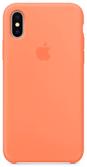 Силиконовый чехол-накладка для Apple iPhone X / XS Silicone Case - Peach (MRRC2ZM/A)