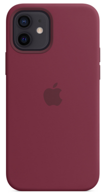 Силиконовый чехол Apple iPhone 12 Mini Silicone Case with MagSafe Plum (MHKQ3)