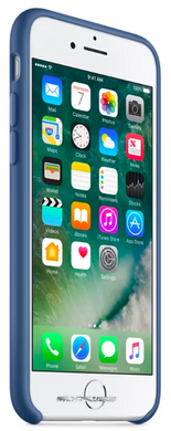 Силиконовый чехол-накладка-накладка AnySmart для iPhone 8 / 7 Silicone Case - Ocean Blue