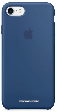 Силиконовый чехол-накладка-накладка AnySmart для iPhone 8 / 7 Silicone Case - Ocean Blue