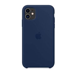 Силиконовый чехол AnySmart Silicone Case Midnight Blue для iPhone 12 mini (OEM)