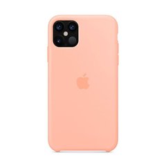 Силиконовый матовый чехол Apple Silicone Case Pink Sand для iPhone 12 | 12 Pro (OEM)