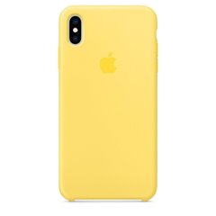 Силиконовый матовый чехол для Apple iPhone XS Max Silicone Case Canary Yellow (MW962LL/A)