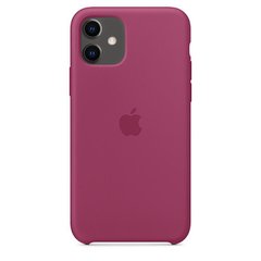 Силиконовый матовый чехол-накладка AnySmart Silicone Case Pomegranate для iPhone 11 (OEM)
