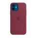 Cиликоновый чехол AnySmart Silicone Case MagSafe Plum для iPhone 12 mini (OEM)