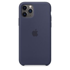 Силиконовый чехол AnySmart Silicone Case Midnight Blue для iPhone 11 Pro Max (OEM)