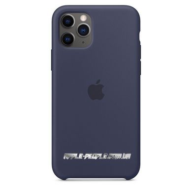 Силиконовый чехол AnySmart Silicone Case Midnight Blue для iPhone 11 Pro Max (OEM)