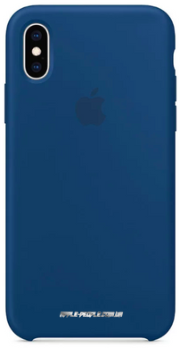 Силиконовый чехол и стекло ( противоударное ) Apple iPhone X / XS Silicone Case - (MTF92LL/ цвета могут быть разные