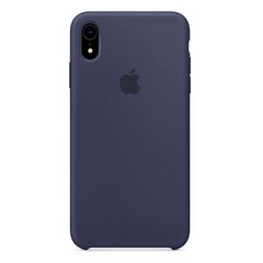 Силиконовый чехол AnySmart Silicone Case Midnight Blue для iPhone XR (OEM)