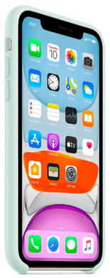 Силиконовый чехол Apple Silicone Case Seafoam для iPhone 11 (MY182)