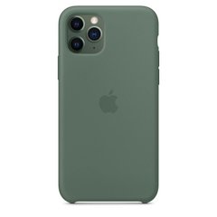 Силиконовый чехол AnySmart Silicone Case Pine Green для iPhone 11 Pro Max (OEM)