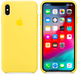 Силиконовый матовый чехол Apple для iPhone X / XS Silicone Case - Canary Yellow (MW992LL/A)