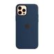 Силиконовый чехол Apple Silicone Case MagSafe Deep Navy для iPhone 12 Pro Max OEM