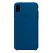 Силиконовый матовый чехол Apple Silicone Case Blue Horizon для iPhone XR (OEM)