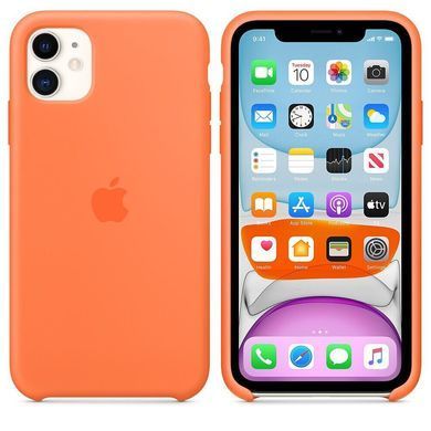 Силиконовый чехол Apple Silicone Case Vitamin C для iPhone 11 (MY192)