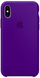 Силиконовый чехол-накладка для Apple iPhone X / XS Silicone Case - Ultra Violet (MQT72ZM/A)
