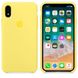 Силиконовый матовый чехол Apple Silicone Case Lemonade для iPhone XR (OEM)