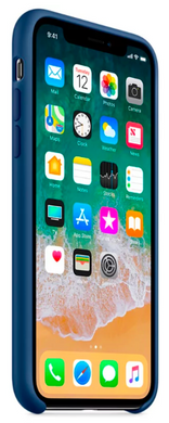 Силиконовый чехол Apple для iPhone X / XS Silicone Case - Blue Cobalt (MQT42)