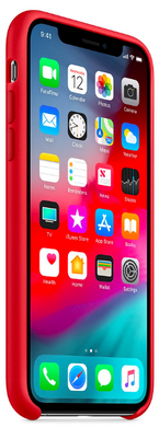 Силиконовый чехол-накладка-накладка AnySmart для iPhone X / XS Silicone Case - (PRODUCT) RED