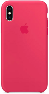 Силиконовый матовый чехол для Apple iPhone X / XS Silicone Case - Hibiscus (MUJT2LL/A)