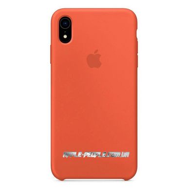 Силиконовый матовый чехол Apple Silicone Case Nectraine для iPhone XR (OEM)