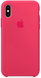Силиконовый матовый чехол для Apple iPhone X / XS Silicone Case - Hibiscus (MUJT2LL/A)