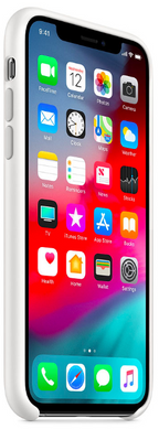 Панель для Apple iPhone X / XS Silicone Case - White