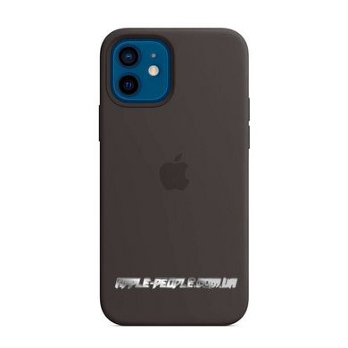 Защитная панель AnySmart Silicone Case Black для iPhone 12 mini (OEM) (без MagSafe)