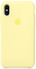 Силиконовый матовый чехол Apple для iPhone X / XS Silicone Case - Mellow Yellow (MUJV2LL/A)