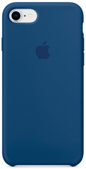 Силиконовый чехол-накладка для Apple iPhone 8 / 7 Silicone Case - Blue Cobalt (MQGN2)