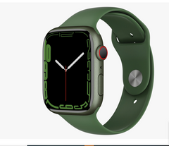 Apple Watch Series 7 GPS 45mm Green Aluminium Case with Clover Sport Band (MKN73)