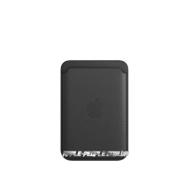 Кожаный чехол-бумажник AnySmart Leather Wallet MagSafe Black для iPhone 12 | 12 mini | 12 Pro | 12 Pro Max (OEM)