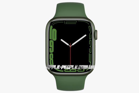 Apple Watch Series 7 GPS 45mm Green Aluminium Case with Clover Sport Band (MKN73)